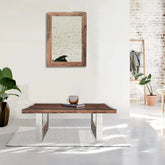 Noir Railway Sleeper Wood Coffee Table - Pendle Village Furniture